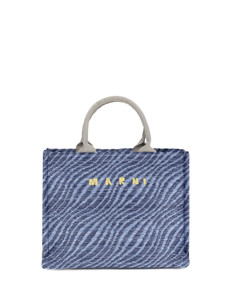 Marni Marni Fabric Tote Bag Vivid Blu - World Class Fashion