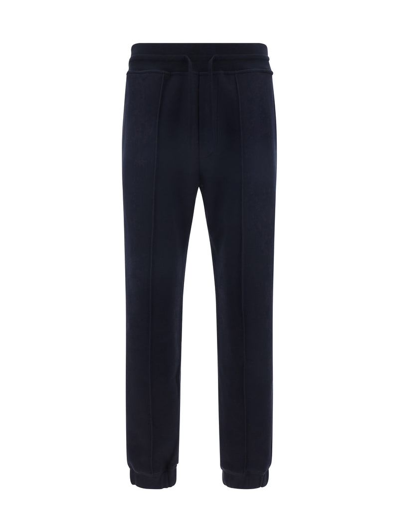Loro Piana Loro Piana Cotton Silk Sweatpants Blue Navy - World Class Fashion