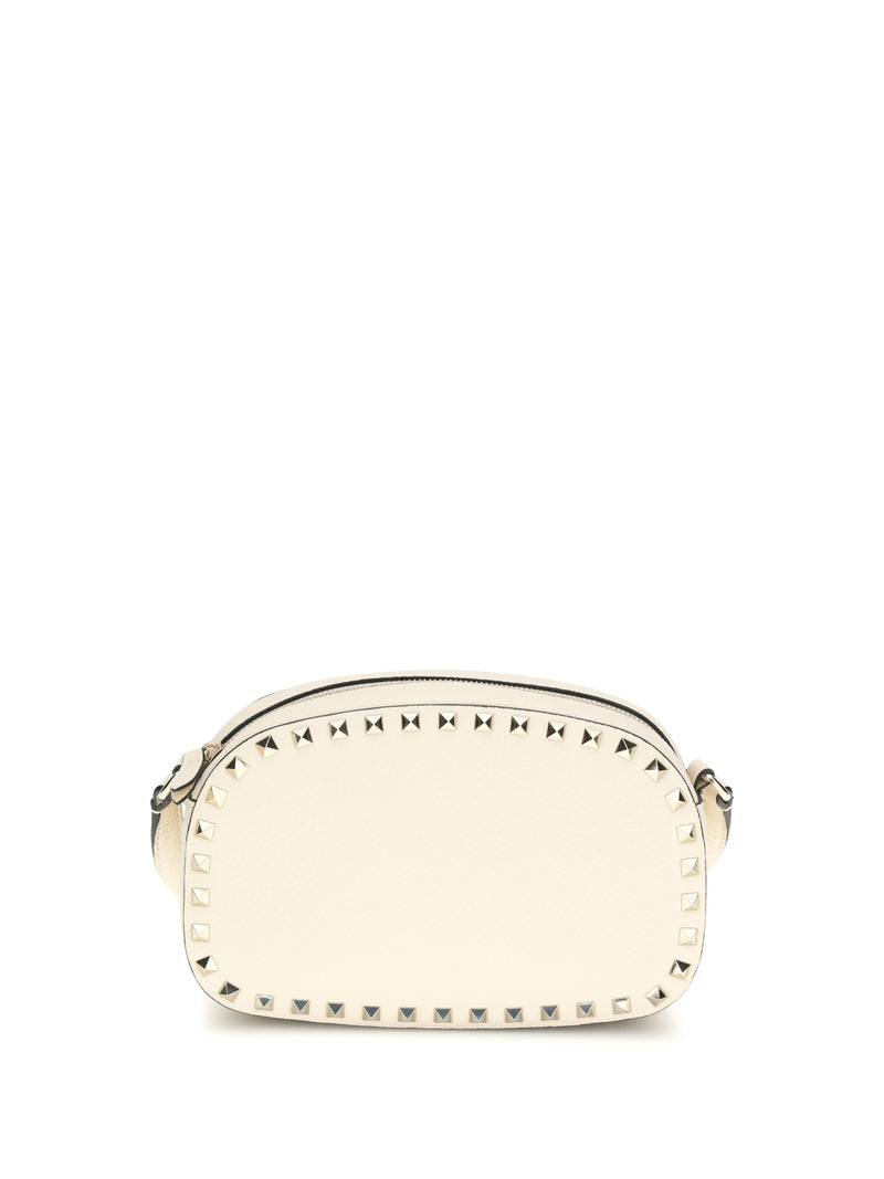 Valentino Garavani Valentino Garavani Rockstud Shoulder Bag Light Ivory - World Class Fashion