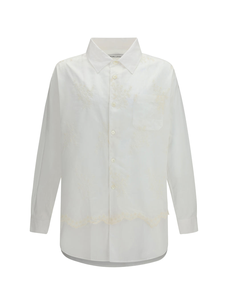 Our Legacy Our Legacy Vast Shirt Ivory Cloud Breezey Cotton - World Class Fashion