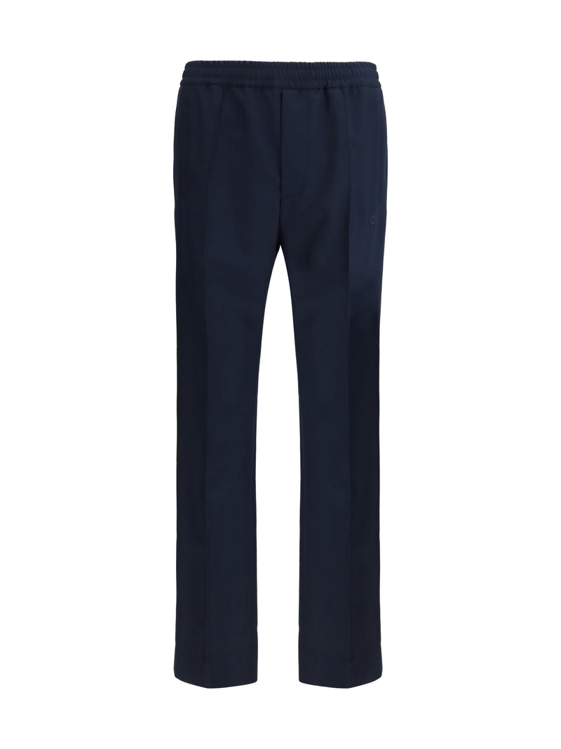 Gucci Gucci Technical Panama Trousers Night Sky - World Class Fashion