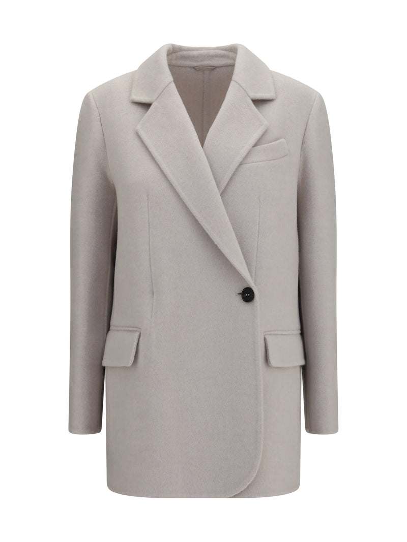 Brunello Cucinelli Brunello Cucinelli Wool and Cashmere Jacket Chiglia - World Class Fashion