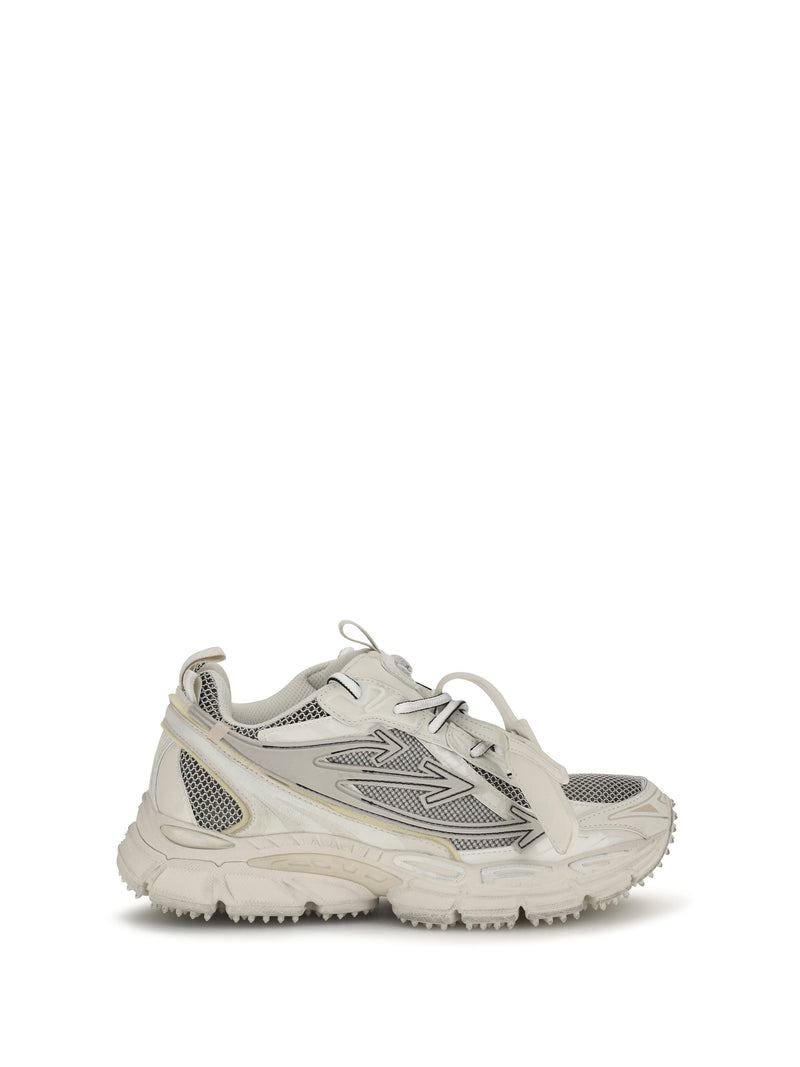 Off-white Off-white Be Right Back Worn Out Sneakers Beige/Grey - World Class Fashion