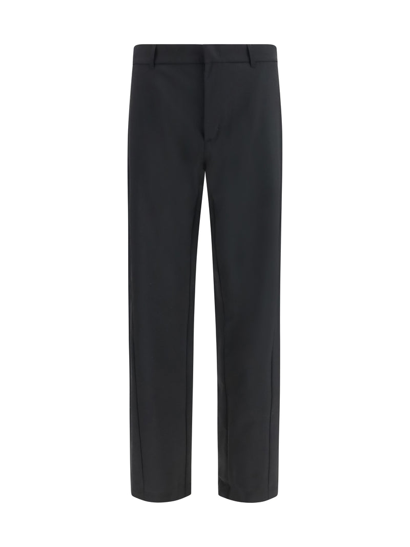 Laminar Laminar Wool-blend Straight-leg Pants Black Men - World Class Fashion