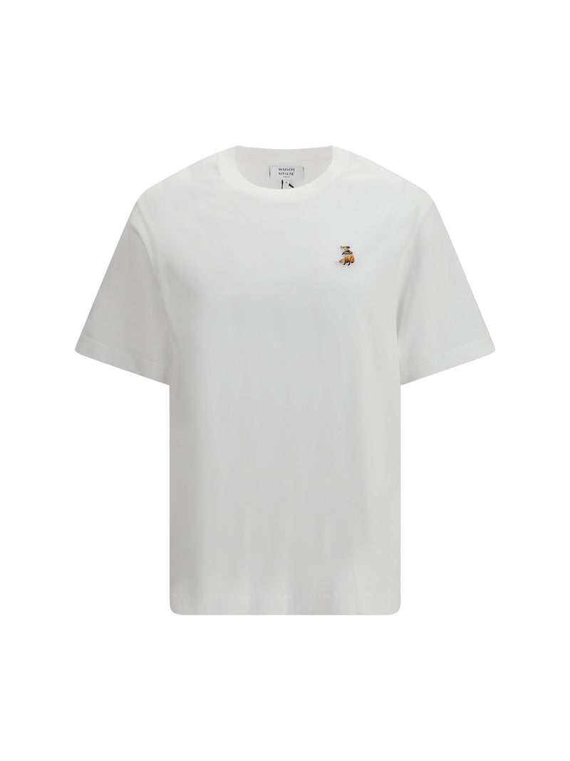 Maison Kitsuné Maison Kitsuné Cotton T-shirt Dreaming Fox White - World Class Fashion
