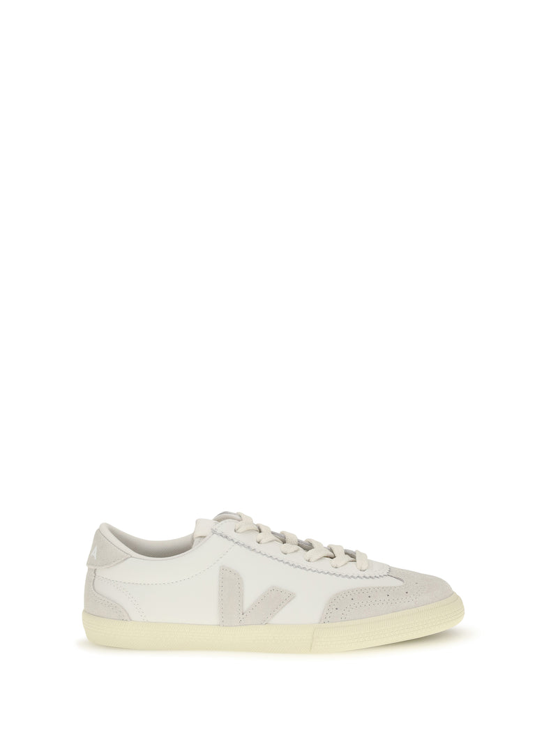 Veja Veja Volley Leather Sneakers White Natural - World Class Fashion