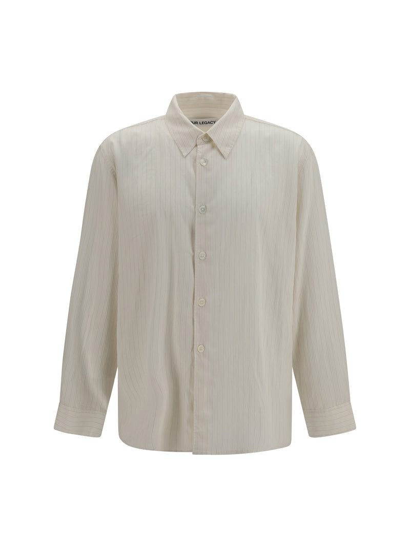 Our Legacy Our Legacy Beyond Shirt Cream Stripe - World Class Fashion