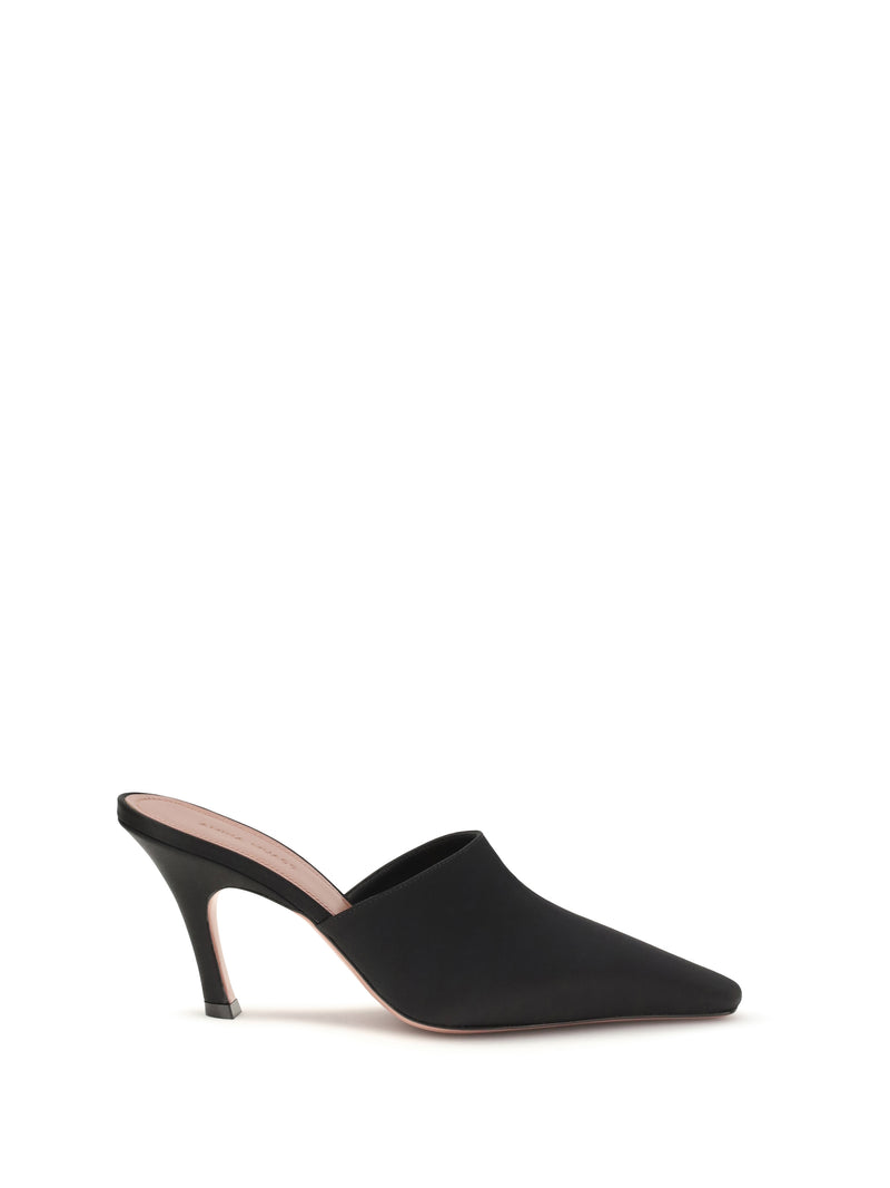 Amina Muaddi Amina Muaddi Jamie Mules Sandals Black Women - World Class Fashion