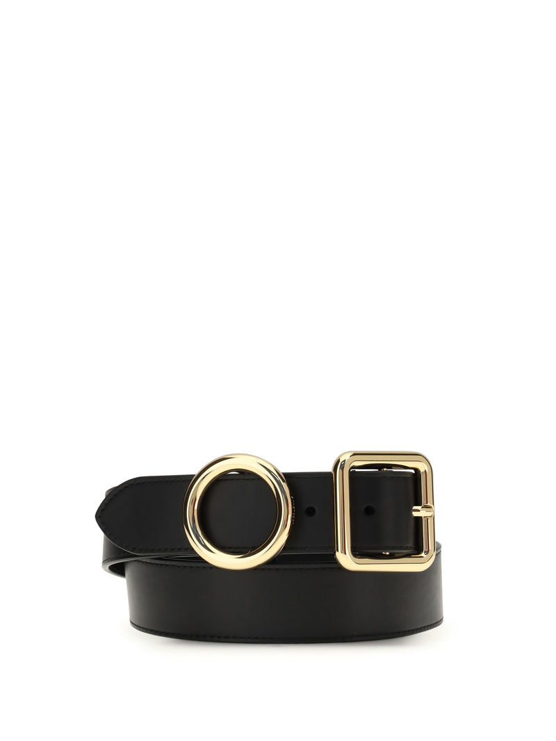 Jacquemus Jacquemus Leather Regalo Belt Black - World Class Fashion