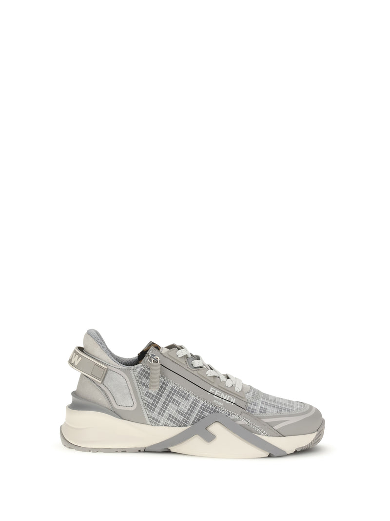 Fendi Fendi Flow Sneakers Gray Men - World Class Fashion