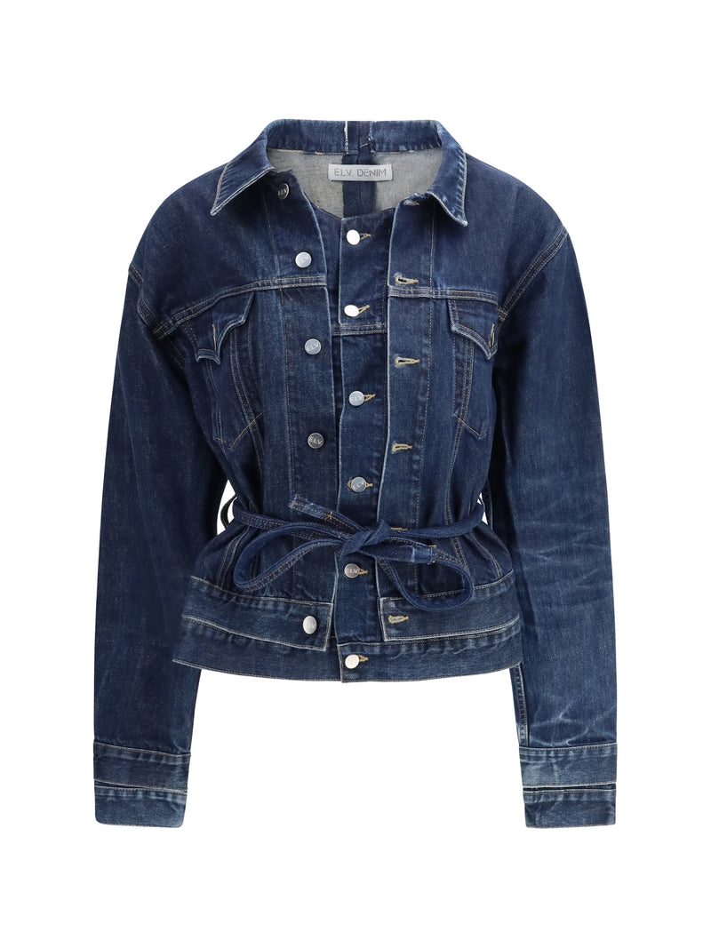 E.l.v. Denim Chaqueta vaquera E.l.v. Denim Ridley azul medio - World Class Fashion