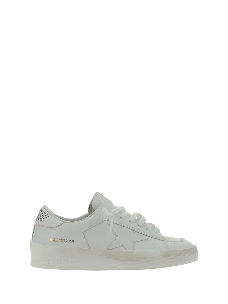 Golden Goose Golden Goose Stardan Leather Sneakers Optic White - World Class Fashion