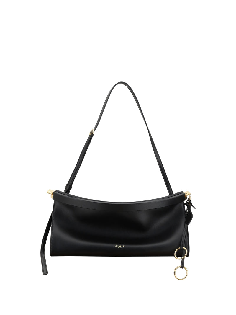 Alaia Bolso de Hombro Mediano Alaïa Le Click West Noir - World Class Fashion