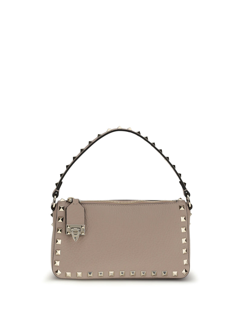 Valentino Garavani Valentino Garavani Rockstud Shoulder Bag Poudre - World Class Fashion