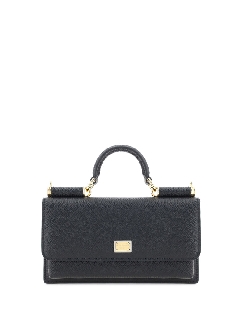 Dolce & Gabbana Bolso de hombro Dolce & Gabbana Micro Sicily Negro - World Class Fashion