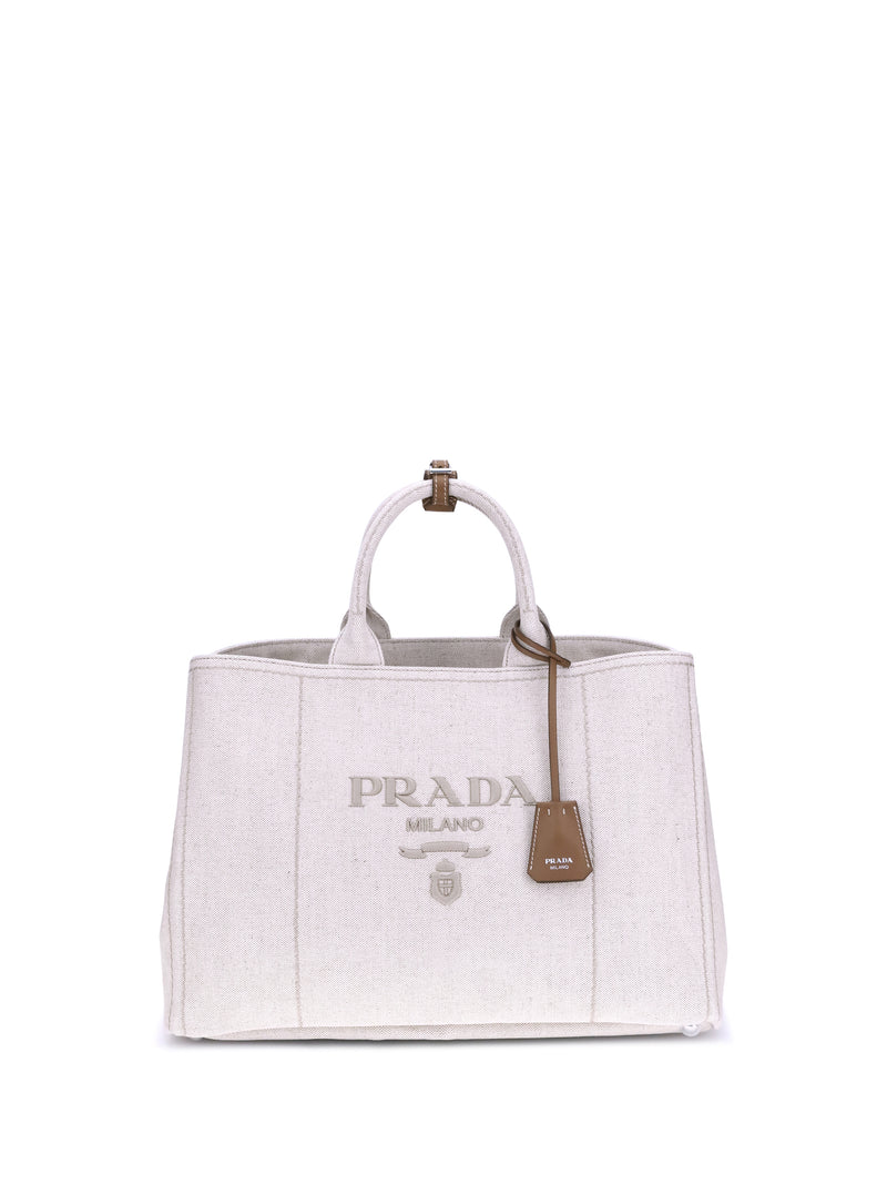 Prada Prada Extra Large Jardinière Handbag Naturale - World Class Fashion