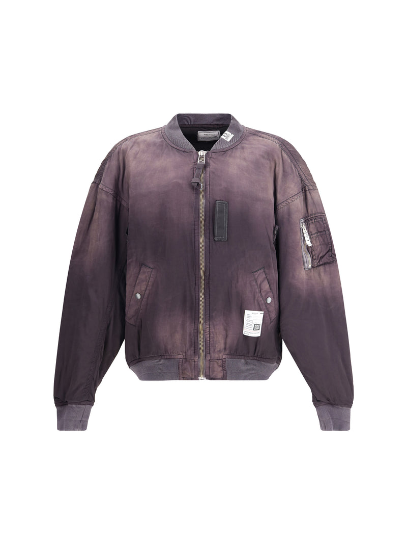 Maison Mihara Yasuhiro Maison Mihara Yasuhiro Aged Flight Jacket Black - World Class Fashion