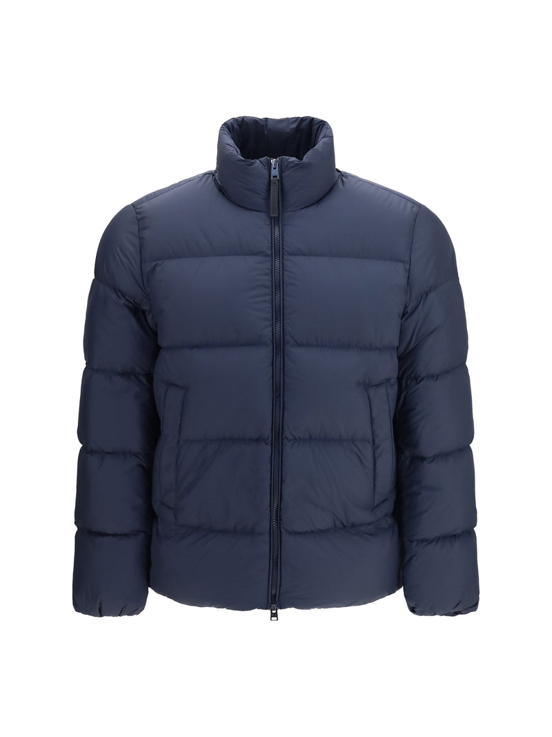 Woolrich Woolrich Cloud Eagle Padded Jacket Melton Blue - World Class Fashion