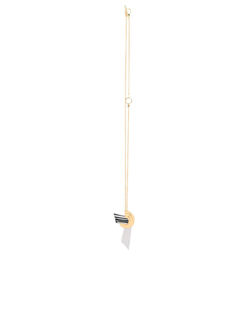 Leda Madera Leda Madera Meryl Brass Necklace Gold - World Class Fashion
