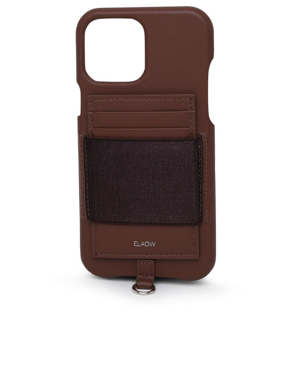 Elaow Brown Plastic I-phone Case 13