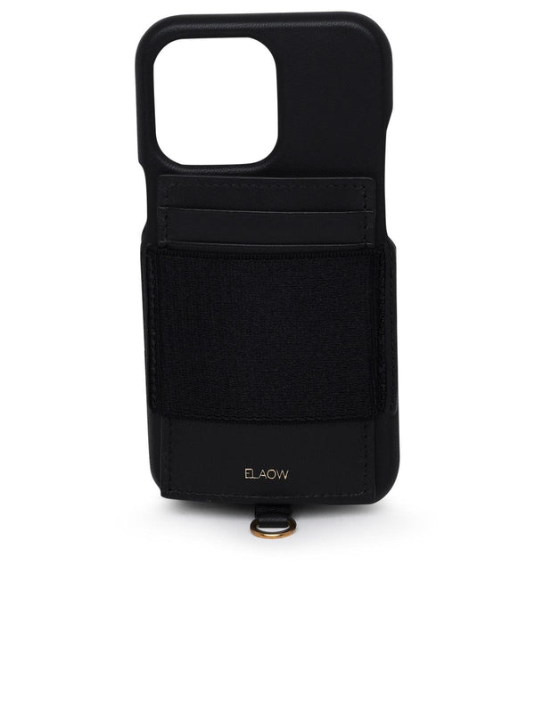 Elaow Black Plastic I-phone Case 13