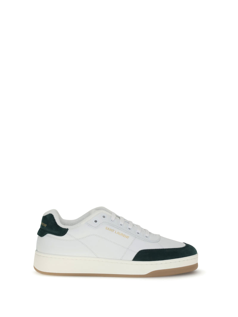 Saint Laurent Saint Laurent SL61 Sneakers Blanc Optique/Bottle - World Class Fashion