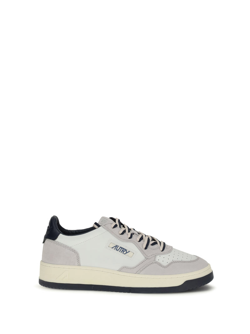 Autry Autry Medialist Low Sneakers Leather/Suede Space/White/Vapor - World Class Fashion