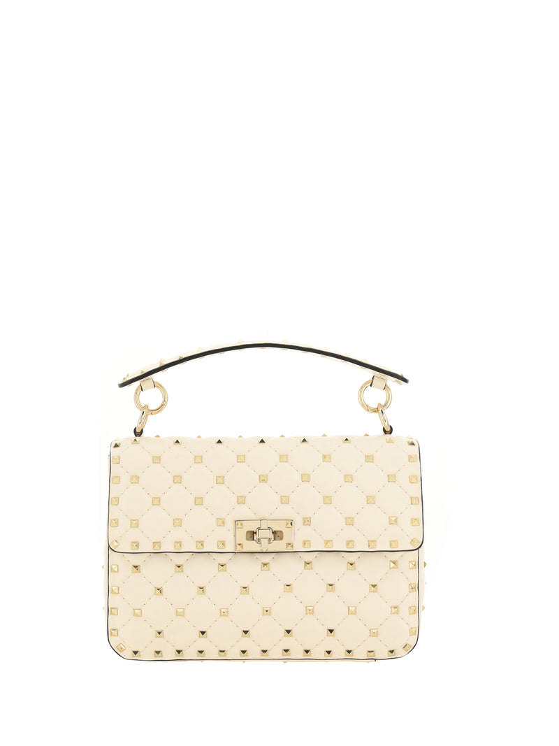 Valentino Garavani Valentino Garavani Rockstud Spike Handbag Light Ivory - World Class Fashion