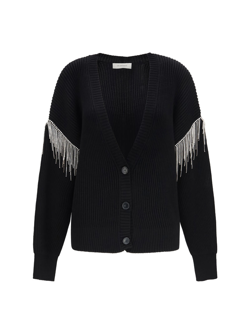 Max Mara Sportmax Max Mara Sportmax Pagine Virgin Wool Cardigan Black - World Class Fashion