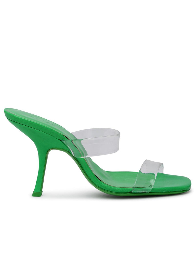 By Far By Far Clara Sandals Green Women - World Class Fashion