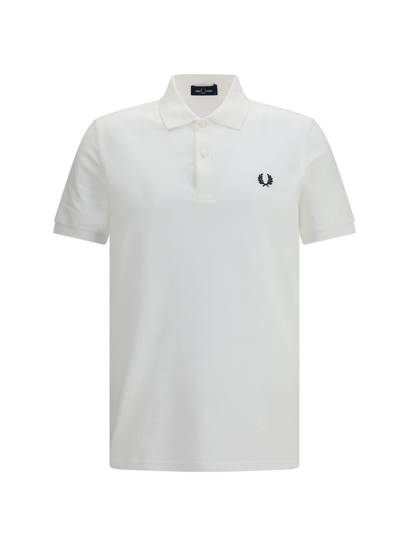 Fred Perry Fred Perry M3636 Long Sleeve Polo White - World Class Fashion