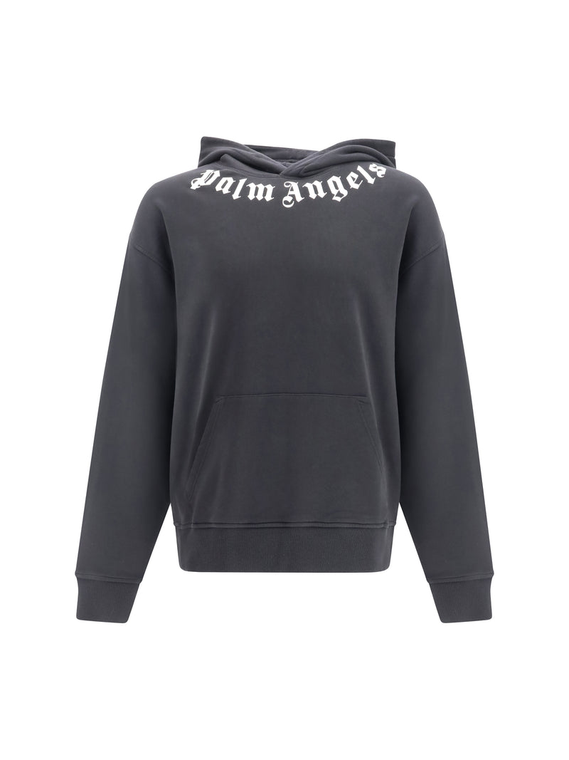Palm Angels Palm Angels Logo Hoodie Black-Off White - World Class Fashion