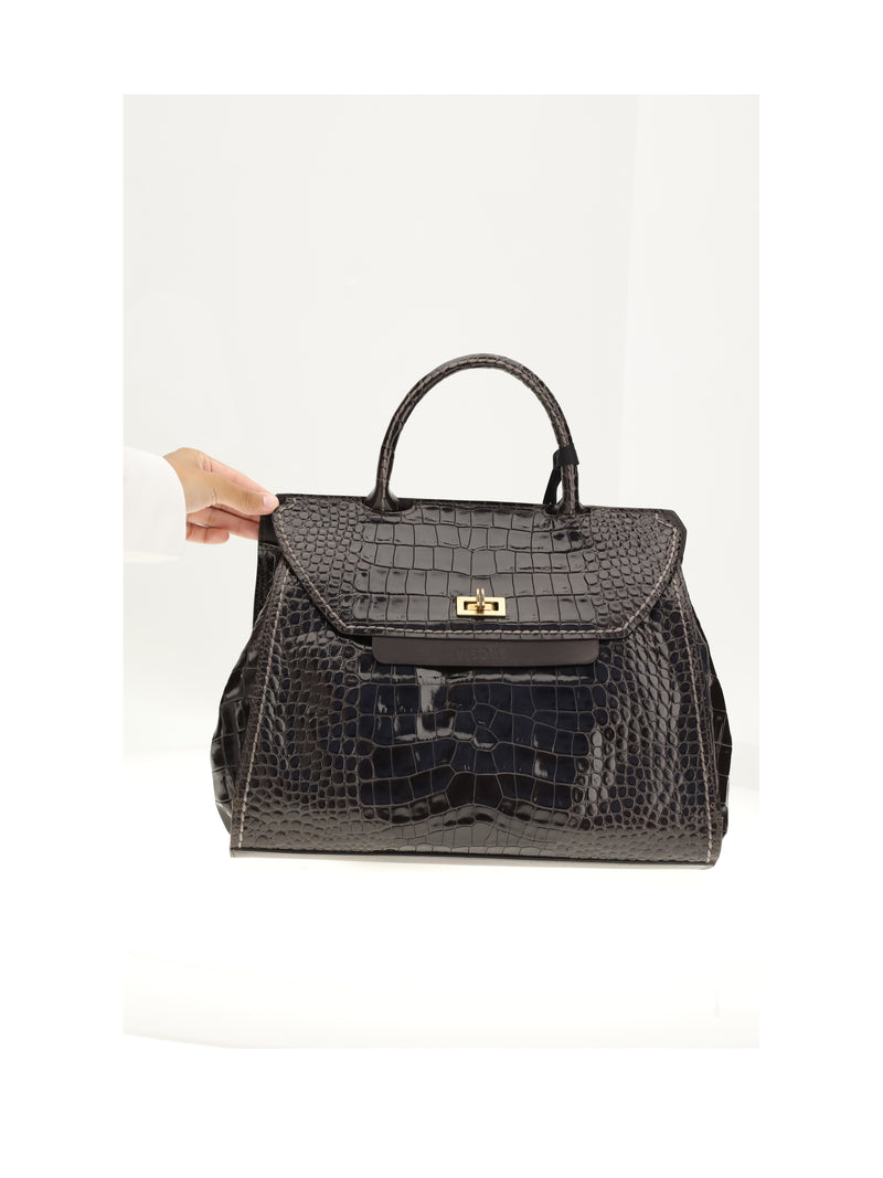 Visonà Visonà Bengala Bag Dark Brown - World Class Fashion