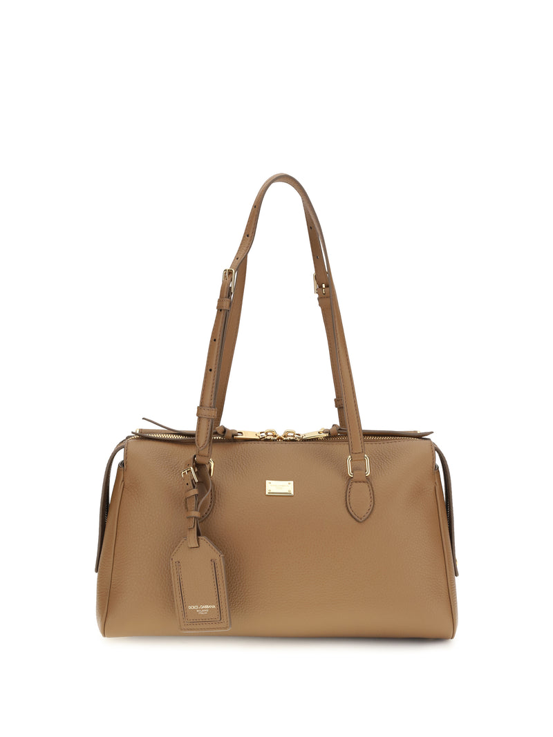 Dolce & Gabbana Dolce & Gabbana Odissea Shoulder Bag Caramello - World Class Fashion