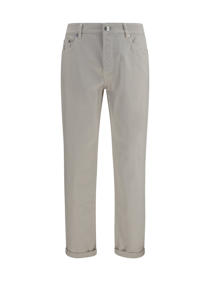 Brunello Cucinelli Brunello Cucinelli Jeans English White Men - World Class Fashion