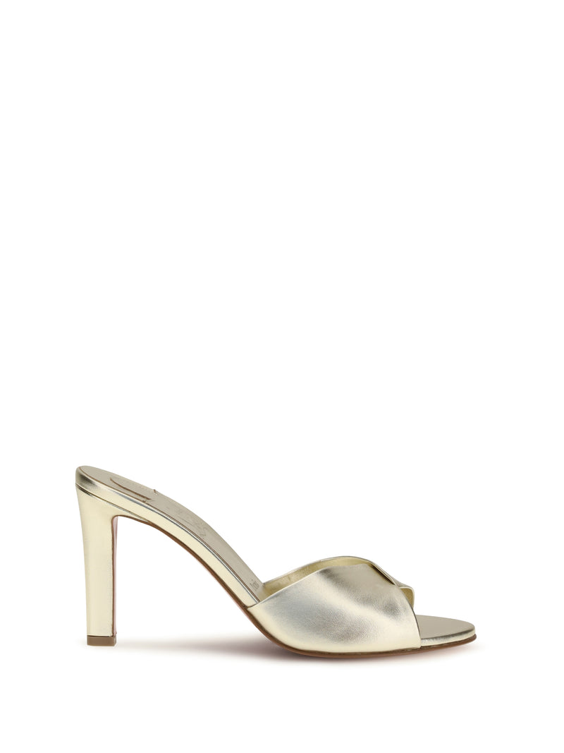 Christian Louboutin Christian Louboutin Fanny Mules Platine Women - World Class Fashion