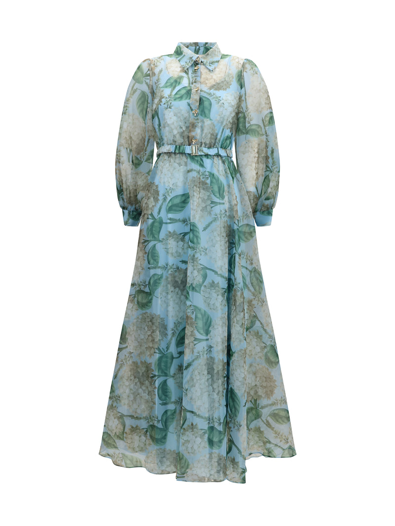 Nissa Nissa Printed Organza Dress PRINT Women - World Class Fashion