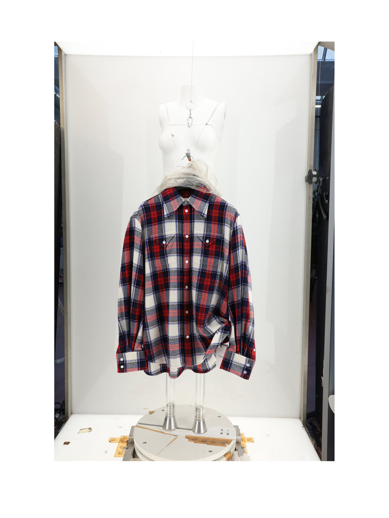 Celine Celine Kashmir Shirt Black/Red/White Women - World Class Fashion