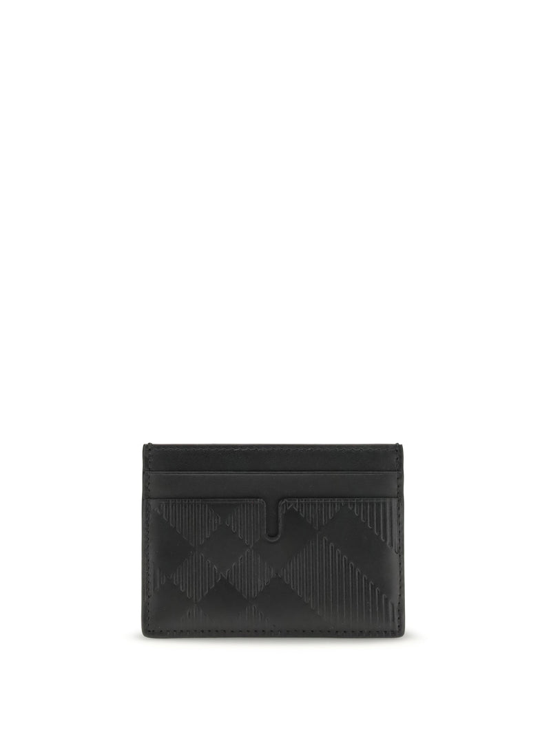 Burberry Burberry Leather Card Holder Black - World Class Fashion