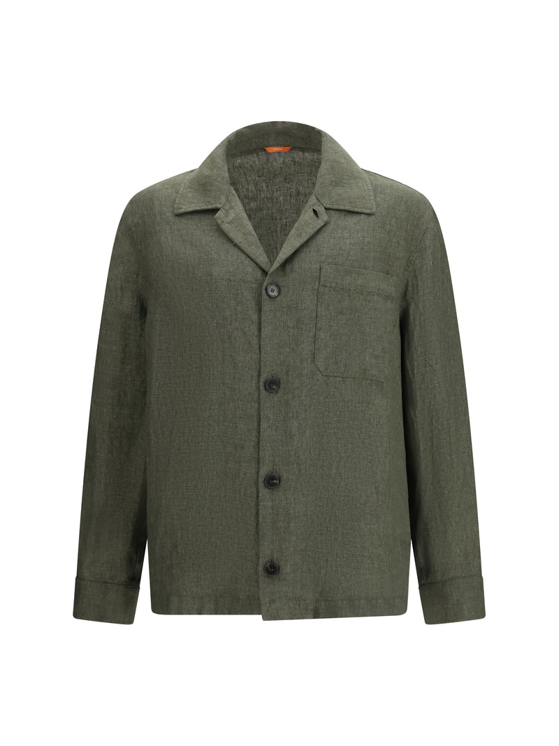 Cruna Cruna Serafino Shirt Oliva - World Class Fashion
