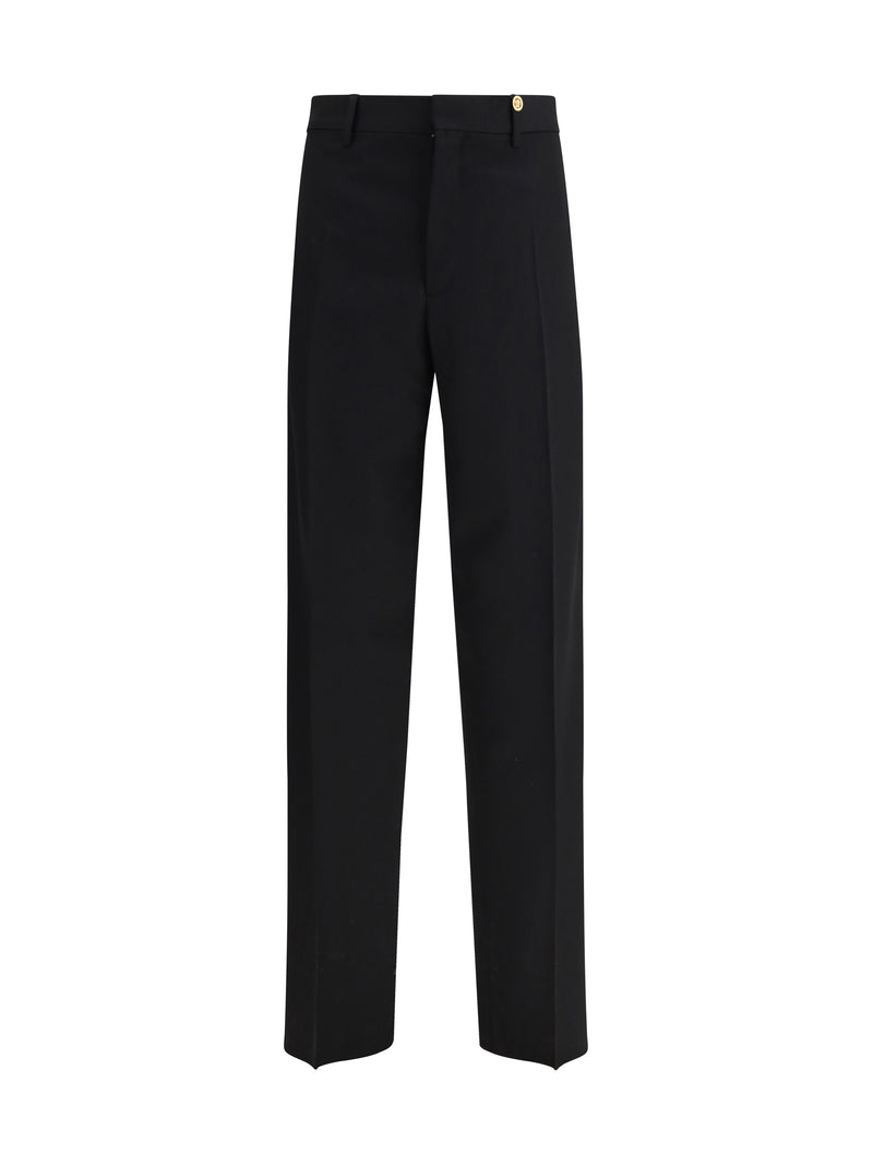 Versace Versace Formal Wool Pants Black Men - World Class Fashion