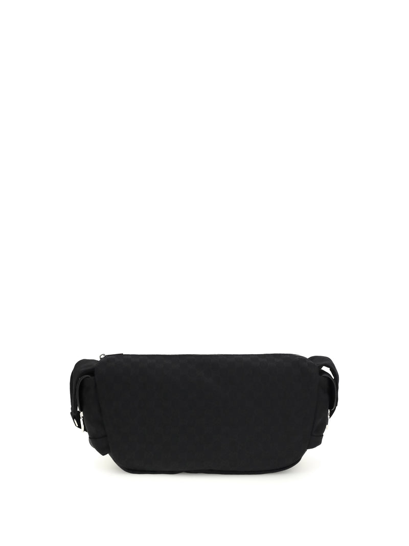 Gucci Gucci GG Fabric Shoulder Bag Black - World Class Fashion