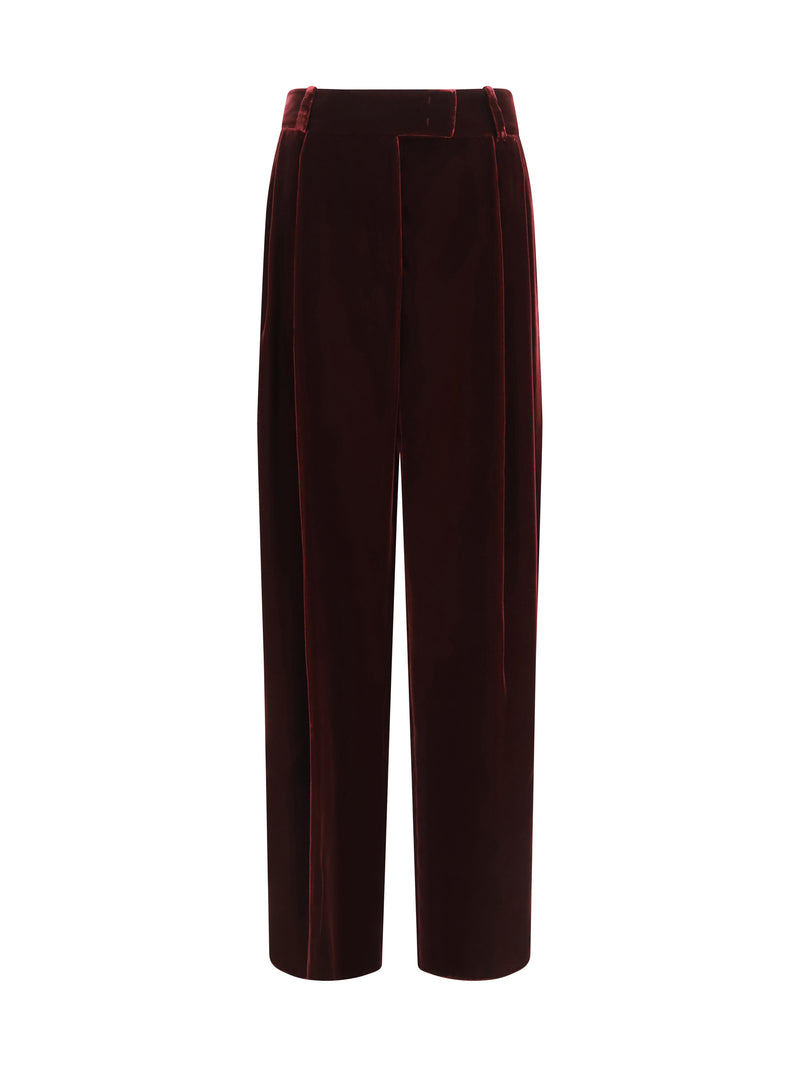 Giorgio Armani Giorgio Armani Wide Leg Trousers Rhododendron - World Class Fashion