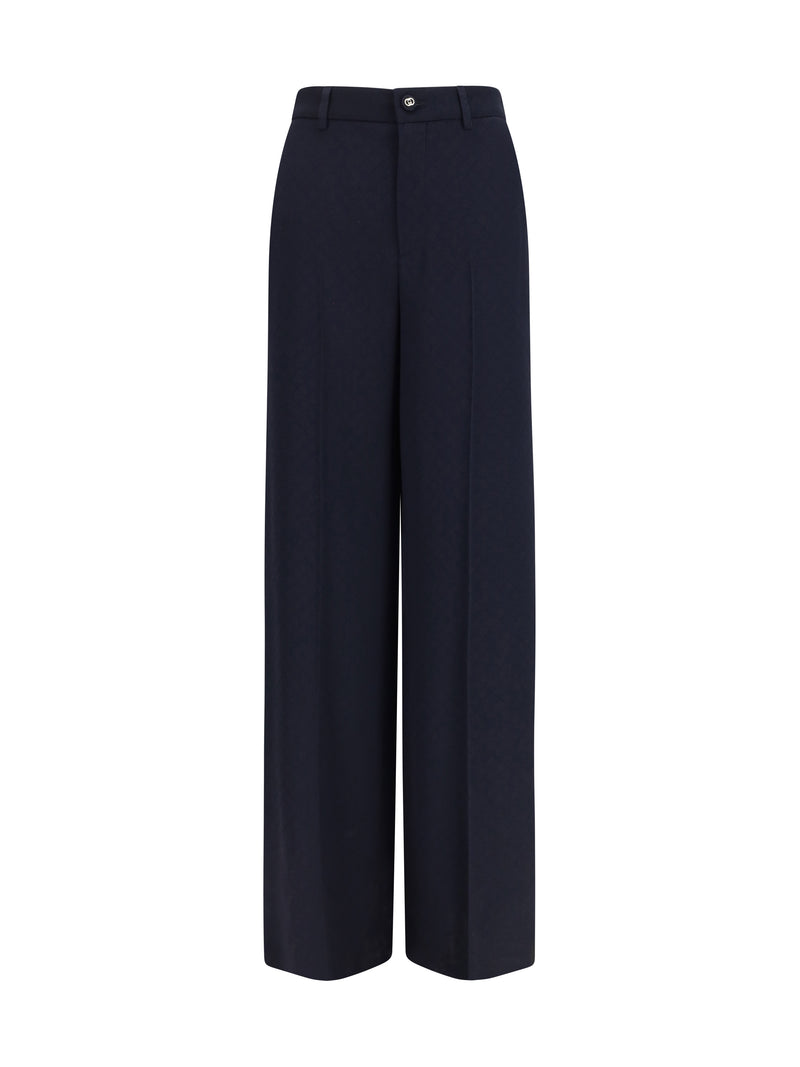 Gucci Gucci Diamond-jacquard Pants Blue Japan - World Class Fashion
