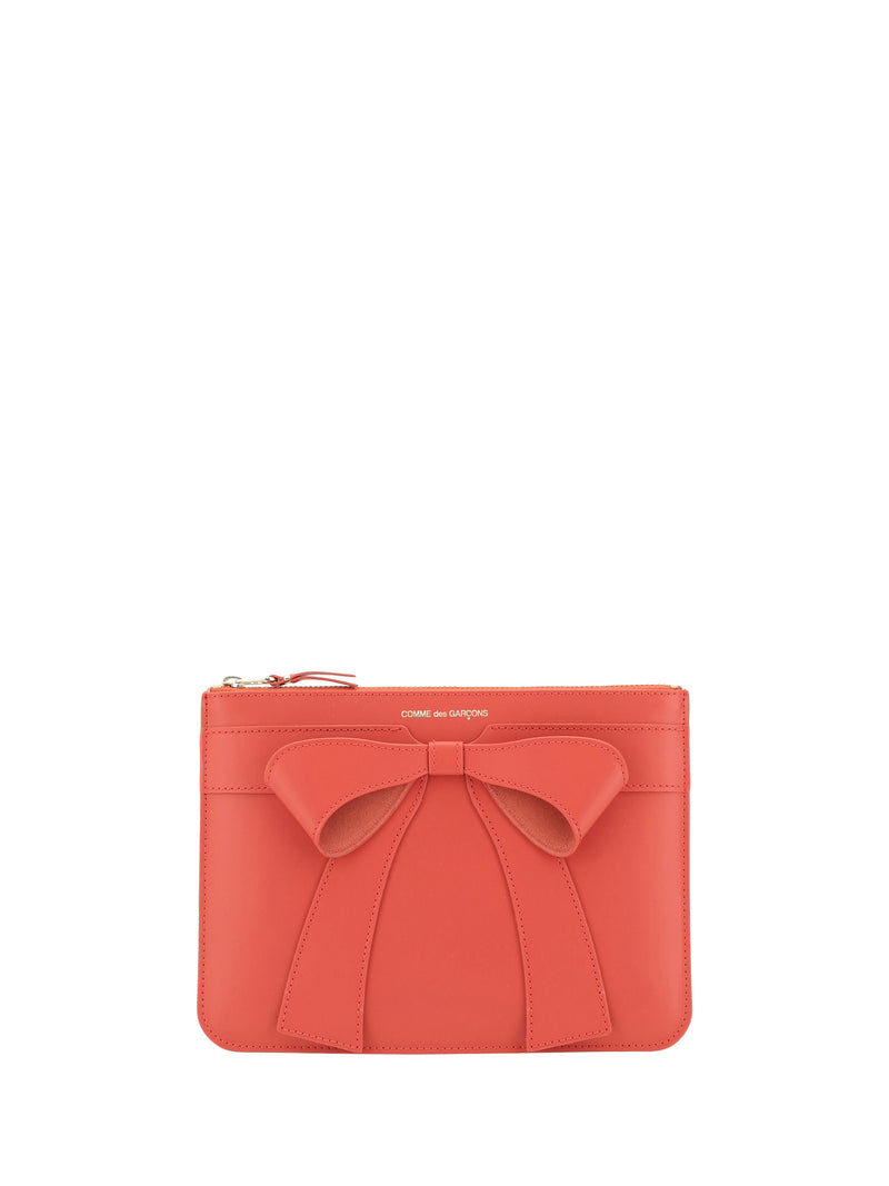 Comme Des Garçons Comme Des Garçons Big Bow Coin Purse Red - World Class Fashion