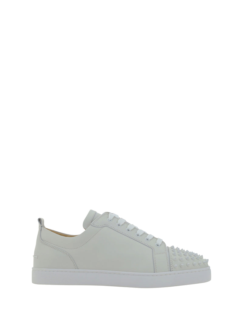 Christian Louboutin Christian Louboutin Louis Junior Spikes Sneakers White - World Class Fashion