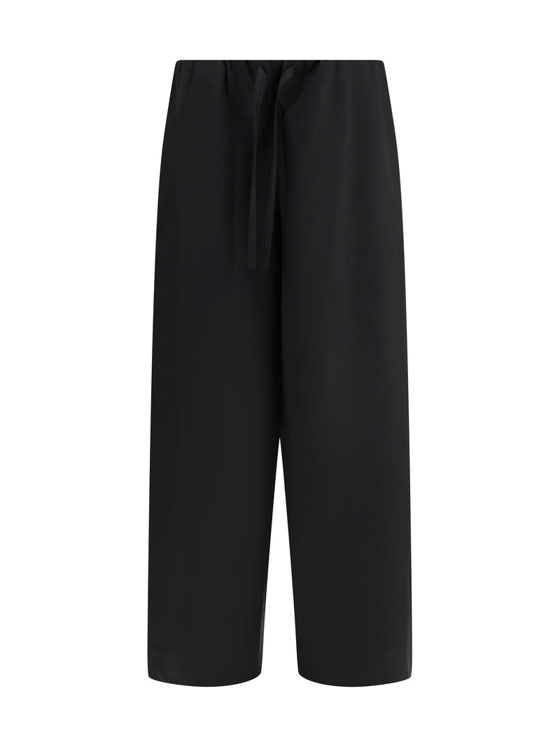 Toteme Toteme Drawstring Dinner Pants Black - World Class Fashion