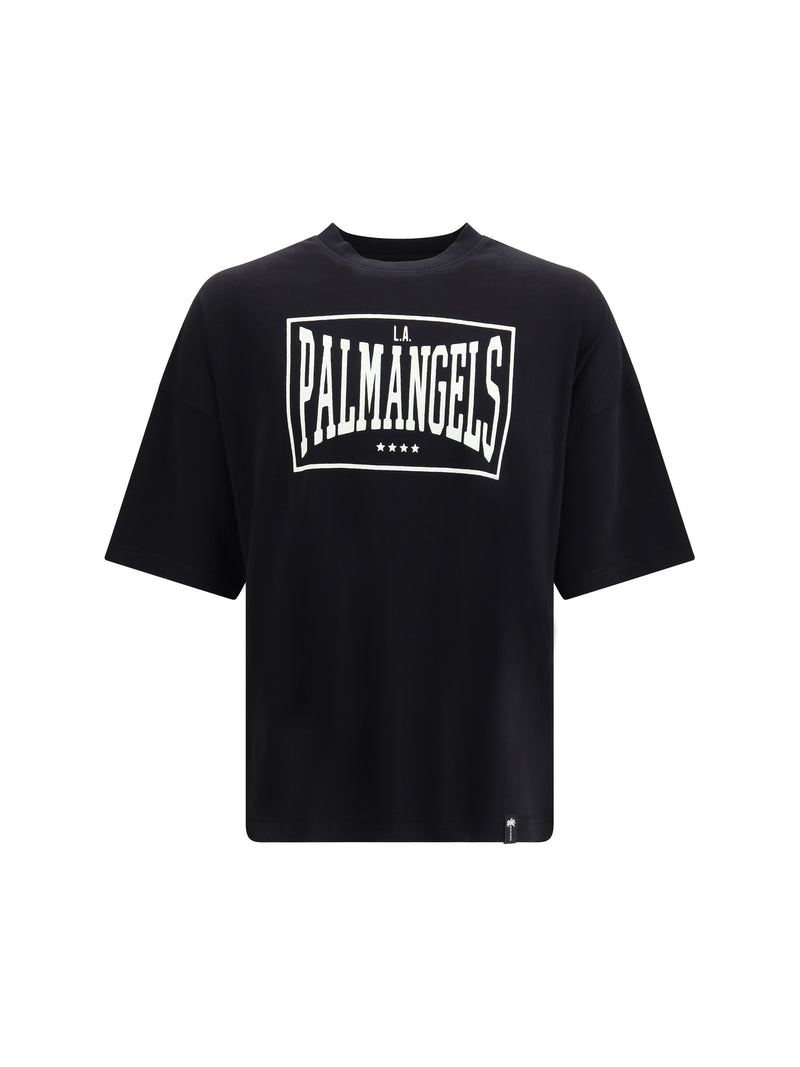 Palm Angels Palm Angels Vintage Box Logo T-shirt Black-Off White - World Class Fashion