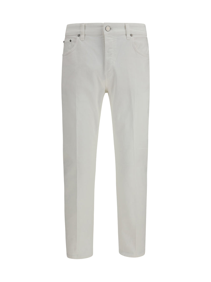 PT Torino PT Torino Reggae Denim Pants Bianco Lana - World Class Fashion