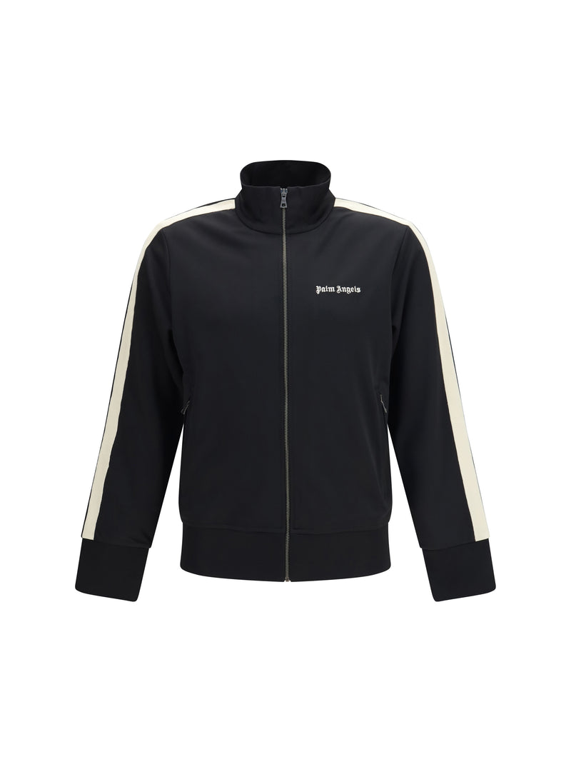 Palm Angels Palm Angels Classic Logo Track Jacket Black Off White - World Class Fashion